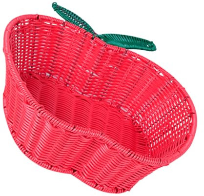 Cabilock Canasta Tejida Multifuncional Para Frutas y Snacks Resistente y Portátil Para Almacenamiento Doméstico Organizador Compacto Para Cocina y Mesa Con Diseño Artesanal Duradero Estilo