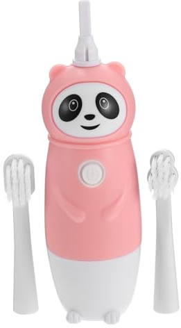 Beaupretty Elektrische Kinderzahnbürste mit Sanfter Vibration Weiche Borsten Cartoonmotiv Geeignet für Jahre Schützendes Zahnfleisch Effektive Tiefenreinigung für Zuhause und Reisen