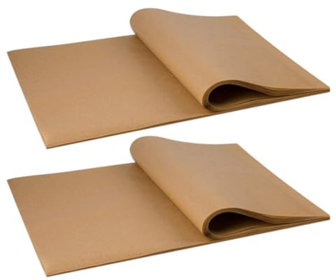 Ciieeo 100 Feuilles de Papier Parchemin Antiadhésif pour Barbecue et Cuisson, 30x20 Cm, Papier Cuisson Silicone Alimentaire, pour Fête Cuisine