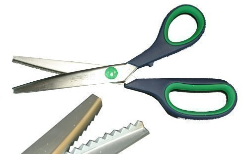 BEXFIELD Zackenschere / Zickzackschere 21,5cm mit Soft Griff