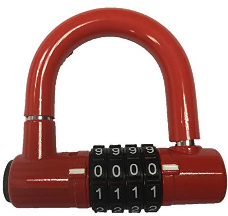 Bosvision Zahlenschloss, Vorhängeschloss mit Code, 10 mm Bügeldurchmesser, für Tor, Hütte und Schließfach