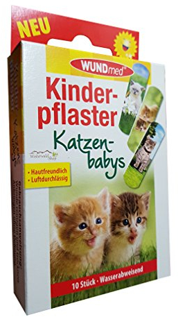Kinderpflaster Katzenbabys 10 Stück