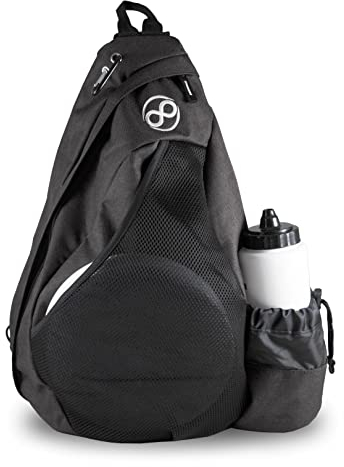 Infinite Discs Slinger Deluxe Discgolf-Rucksack zur schnellen Aufbewahrung von Discs, 12 Scheiben in Ihrer Tasche (Anthrazitschwarz)