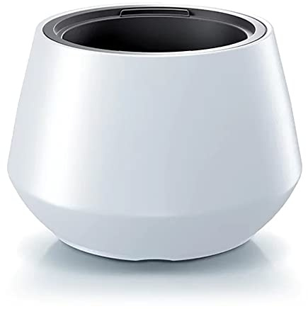 34L heos Flowerpot, avec dépôt, Dimensions (mm) 436x436x299, Couleur Blanche