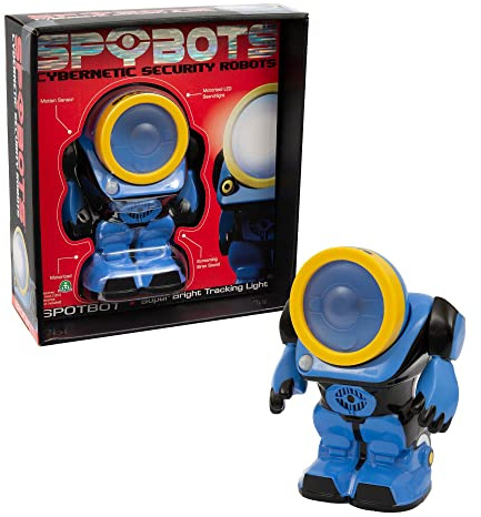 Giochi Preziosi Spy Bots PBY01000 - SPOTBOT - Reconoce al intruso Gracias a su Sensor de Movimiento y Activa su Alarma Sonora para avisarte la intrusión, para niños a Partir de 6 años