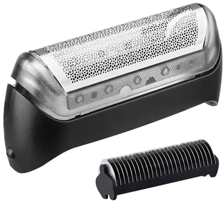 Remplacement de Rasoir, AISEELY Têtes de Rasoir Compatible avec Braun Série 10B / 20B 1 190 180 170 Cruzer, Rasoir Rechange 10B/20B Noire pour Rasoir, Tête De Rechange pour Rasoir Électrique