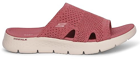 Skechers Women's Go Walk Flex Sandal Elation Sandals, Mauve Textile, 5 UK