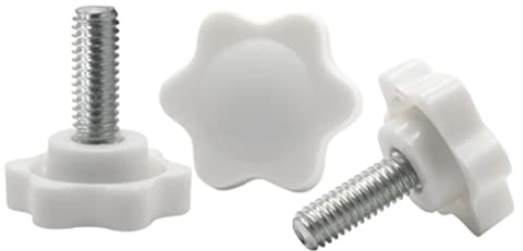FEEIMOL Sternschraube Kunststoff Sterngriff Klemmknopf Flügelschraube M6x14mm (10 Stück)