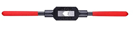 TopHomer Tap Wrench Handle Adjustable Reamer Thread Tap Metric for Machinist Repair with Plastic Dipped Handle 1/4-3/4(UNC/UNF) M5-M20