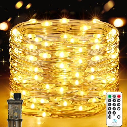 Vacoulery Guirnalda de Luces LED con Enchufe, 18M 150LEDs Guirnalda Luces Exterior, 8 Modes Luces de Hadas con Temporizador para Navidad Balcón Interior Bodas
