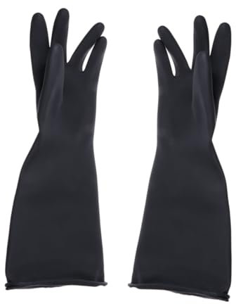 OSALADI Latex Handschuhe Latexhandschuh Verdickte rutschfeste Golfschläger Küchenhandschuh Handschuhe verdicken Arbeit Latex-Gartenhandschuhe