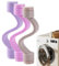 Raypontia Support de porte de lave-linge, accessoire de porte de lave-linge magnétique - Butée de porte de laveuse flexible,Support de porte pour Machine à laver à chargement frontal, 3 pièces, pour