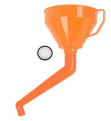 NEO TOOLS Winkeltrichter für schwer zugängliche Stellen, Kunststofftrichter | 160 mm, 1.2 l, Für Auto für Benzin, Scheibenwaschflüssigkeit, Adblue, Öl, Kraftstoff, Kühlflüssigkeit