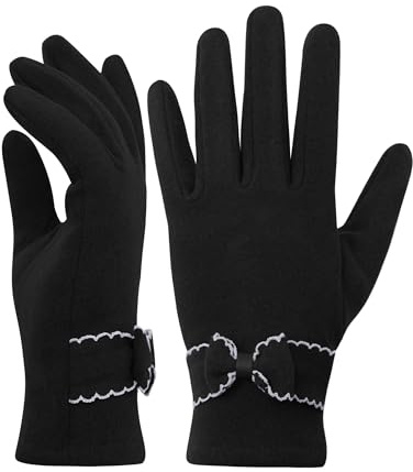 MELLIEX Winterhandschuhe Damen, Thermo Handschuhe Touchscreen Fingerhandschuhe Winddicht Damenhandschuhe für Winter Draußen