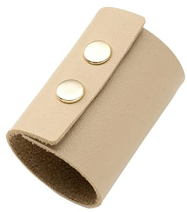 MOTHNUR Leder Haargummis Für Damen Elegante Pferdeschwanzhalter Mit Druckknopf Vielseitig Kombinierbar Für Schule Partys Und Alltag Für Jede Garderobe