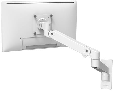 Ergotron LX Pro Monitor Arm, Wandhalterung für Monitore bis 34, 1,8-10 kg, VESA, Constant Force Technologie, 10 Jahre Garantie, Weiß - 45-683-290