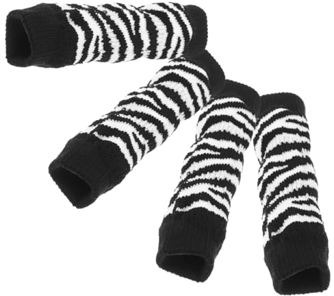 SOIMISS Hunde Beinwärmer für Winter, Elastische Hundesocke 1 Satz Baumwolle | Hunde Stulpen Schnee, Hundebeinschützer, Hundeschutzsocke für 1,5-4kg und 4,5-6kg