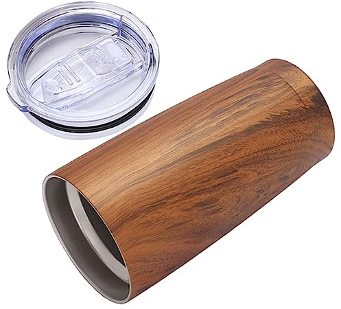 TOPPERFUN Taza Termo Acero Inoxidable Aislamiento Doble y Vacío para Automóvil para Viajes y Camping Mantiene Bebidas Calientes o Frías