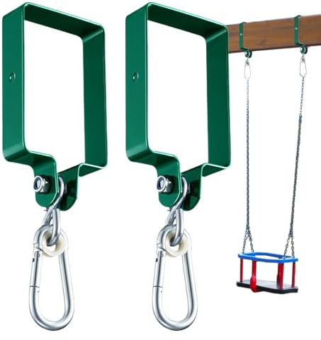 Hiemible Support pour Balançoire | Accroche Balançoire 2 Pièces | Connecteur d'Extension Accessoires Support pour Jardin Terrasse Aire de Jeux Pont