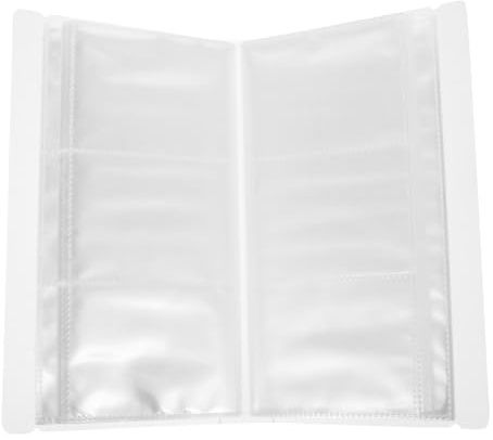 ANDRESLAD Album Trasparente per Carte e Cartoline Raccoglitore Collezione con Tasche Protettive in PP per Biglietti Aerei e Concerti Formato Ricaricabile per Collezionisti Fan