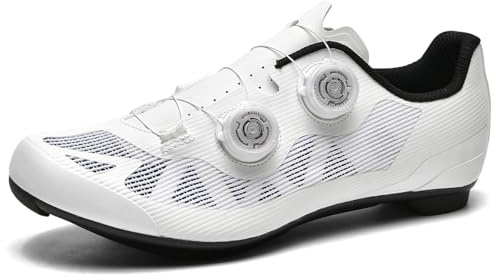 PENXZT Herren Radschuhe Fahrradschuhe Kompatibel mit Look SPD SPD-SL Delta Lock Pedal Atmungsaktive Rennrad Schuhe