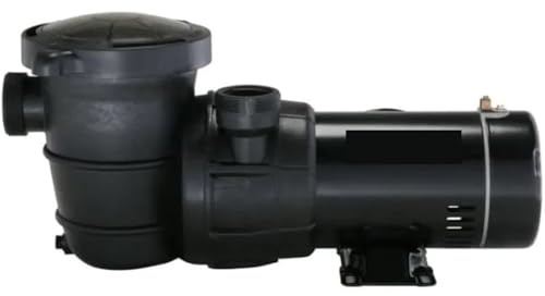Bomba for piscina elevada de 3/4 H P con eje de acero inoxidable y termoplástico reforzado.