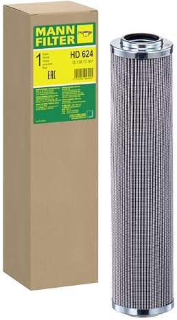 MANN-FILTER, HD 624 Hydraulik | Für Off-Highway, Hydraulikölreinheit, Höchste Filtrationsleistung, Hydraulischer Motorschutz, Echte OE-Technologie