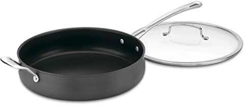 Cuisinart Sauteuse 6433-30H Contour anodisée dure de 5 litres avec poignée et couvercle