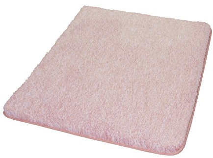 Kleine Wolke Badteppich Seattle, 55 x 65 cm, Farbe Nelke, Polyester