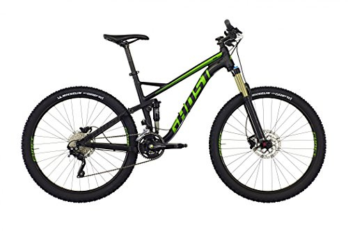 GHOST - Bicicletta Kato FS 3, colori: nero/vero, dimensioni ruote: 27,5”, dimensioni telaio: 46 cm, 2016 MTB Fully