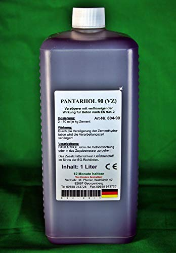 Verzögerer für Beton Estrich, Abbindeverzögerer Pantarhol 90 (1Liter)