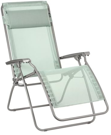 Lafuma Relaxe R Clip Fauteuil, Pliable et Réglable, Tilleul