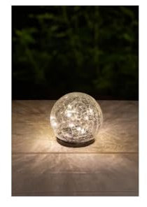 GALIX Sphere solaire - Effet verre brisé - Ø 10 cm