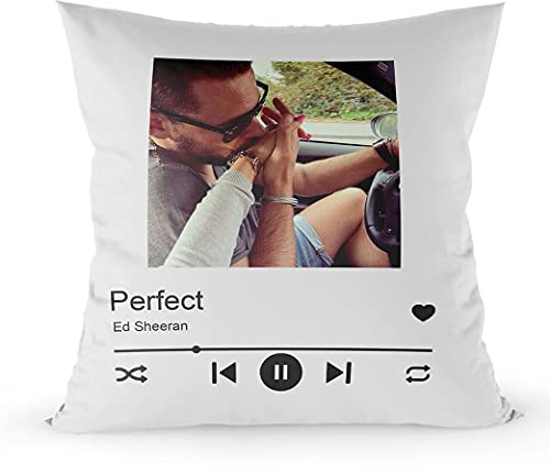 cuscino Personalizzato canzone musica Idea Regalo Compleanno amore anniversario personaggi famosi collezione Decorazioni casa Divano Letto
