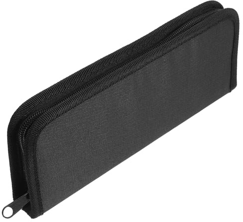 Operitacx Paint Brush Bag Portable Drawing Brush Storage Bag with Zipper Holder for Watercolour Brushes Artists Holder Canvas Roll up Case for Pens Pencils and Tools