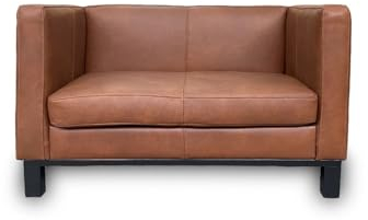 Quattro Meble Clubsofa Echtleder 2 er Loungesofa Ledersofa Ledercouch Leder Sofa