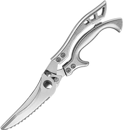 ZGYOZMNG Kitchen Poultry Shears, Kitchen Scissors Chicken Bone Kitchen Shears,Duck Fish Cutter 4Cr13 Stainless Steel Fish Scissor (E Style) (E Style)