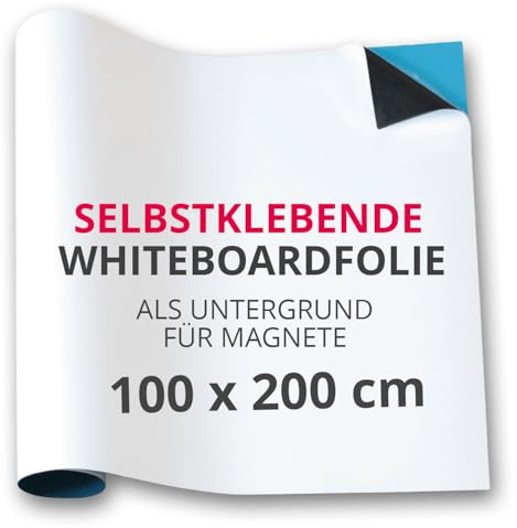 Magstick Selbstklebende Ferrofolie 100 x 200 cm Magnet-Haftgrund - mag192