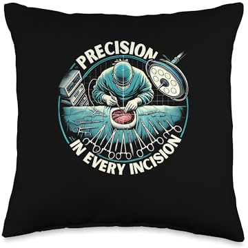 From Scalpel To Sutures Funny Surgeon Throw Pillow