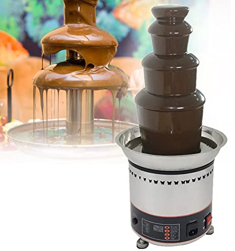 Macchina Per Fontana Di Cioccolato A 4/5/6/7 Livelli,Macchina Elettrica Per La Nostalgia Della Fontana Di Cioccolato,Fonduta Di Cioccolato,Macchina Per Fondere Il Cioccolato Per Feste, Banchetti, To
