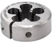 Runde Schneideisen Rundes Gewindeschneideisen, 1 Stück, HSSE, metrisch, verstellbar, M0,8 M1 M2 M2,5 M3 M4 M5 M6 M7 M8 M9 M10 M11 M12 M14 M16 M18 M20 M22 AR-D Gewindeschneideisen (M8 x 1,25)(M10x1.5)