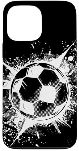 Coque pour iPhone 13 Pro Max Soccer Ball Splash Football Pitch