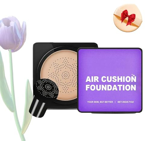 Elixir Cream Flawless Radiant Skin Instantly,Elixir+ Cream Korean,Waterproof Oil Control Moisturizing Concealer,Mushroom Head Air Cushion Cc,20g/0.71oz (nature)