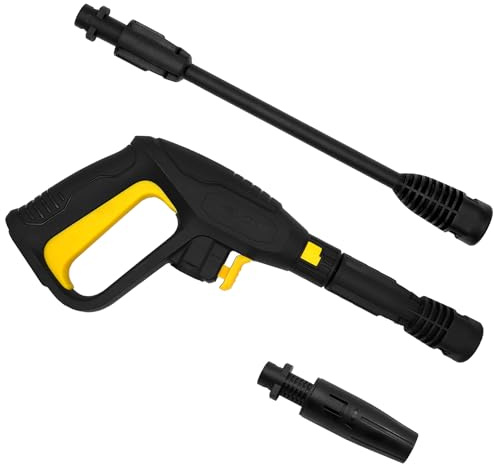 XtraHorn Replacement Pressure Washer Gun Kit for Karcher K2 K3 K4 K5 K7, Trigger Spray Gun with Extension Wand, Quick Connect Release System & Adjustable Spray Wand Nozzle