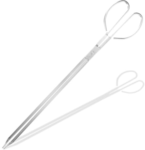 MUCKLILY Recogedor De Leña De Acero Inoxidable Pinzas Para Chimenea Pinzas Para Leña Para Uso Camping Resistente