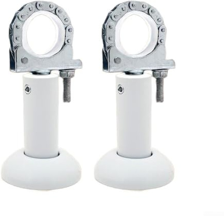 Diecast Aluminum Radiator Floor Bracket, 2Pcs Radiator Floor Mounting Feet Kit With Adjustable Support Stand With Screws