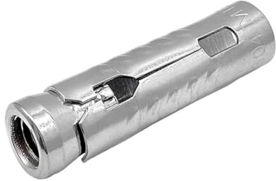 Tassello Ancorante M6 M8 M10 M12 304 Acciaio inossidabile SUS Tubo di scala Tre pezzi Bullone espansione interno monoblocco Vite ancoraggio for calcestruzzo(M8,30Pcs)