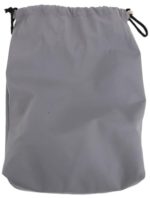 AKOOSY Bolsa de Almacenamiento Ligera para Chaquetas y Edredones Cordón, y Plegable, Tamaño M Gris Elefante, Organizador Portátil Adecuado para Viajes y Hogar