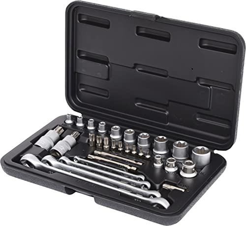 KS Tools 911.4302 1/4+3/8+1/2 TX-Steckschlüssel-Satz, 31-tlg., 4042146053324