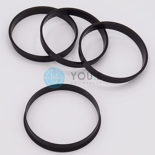4 x ZENTRIERRINGE DISTANZRING für ALUFELGEN S58 73,1-71,5 mm CMS, DBV, Proline Wheels, Schmidt Revolution